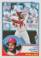 1983 Topps #252 Luis Aguayo Baseball Card