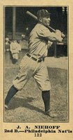 1916 Sporting News #132 J. A. Niehoff Baseball Card