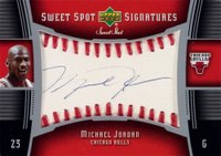 2004 Upper Deck Sweet Shot Sweet Spot Signatures #SSSMJ Michael Jordan Basketball Card