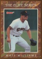 1991 Donruss Elite #8 Matt Williams Baseball Card