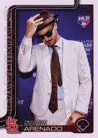 2025 Topps #101 Nolan Arenado Golden Mirror Variation Baseball Card