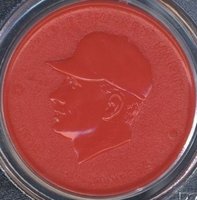 1955 Armour Coins # Mickey Mantel Name spelled wrong Baseball Card