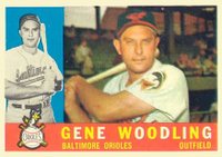 1960 Topps #190 Gene Woodling Baseball Card