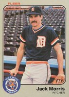 1983 Fleer #336 Jack Morris Baseball Card