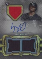 2020 Topps Triple Threads Rookie and Future Phenom Autograph Relics #LR Luis Robert Baseball Card