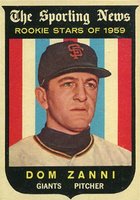 1959 Topps #145 Dom Zanni Baseball Card