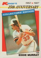 1987 K-Mart #30 Eddie Murray Baseball Card