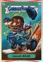 2022 Topps Garbage Pail Kids GPK X MLB Series 2 Alex Pardee #12b Haulin' Julio Baseball Stitching Foil Baseball Card