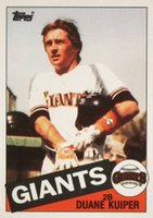 1985 Topps #22 Duane Kuiper Baseball Card