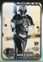 2024 Topps Chrome Update #USC89 Jackson Holliday Negative Refractor Baseball Card
