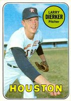 1969 Topps #411 Larry Dierker Baseball Card