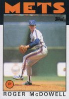 1986 Topps #547 Roger McDowell Baseball Card
