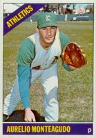 1966 Topps #532 Aurelio Monteagudo Short Print Baseball Card