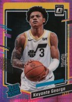 2023 Panini Donruss Optic #223 Keyonte George Hyper Pink Basketball Card