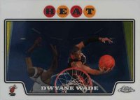 2008 Topps Chrome #100 Dwyane Wade Basketball Card