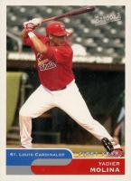 2004 Bazooka #275 Yadier Molina With Bat-Mini Baseball Card