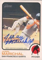 2022 Topps Heritage Real One Autographs #ROAJM Juan Marichal Baseball Card