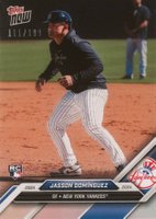 2024 Topps Now Road to Opening Day #OD24 Jasson Dominguez Pearl Baseball Card