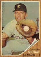 1962 Topps #184GT Haywood Sullivan Green Tint Baseball Card