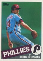 1985 Topps Mini #15 Jerry Koosman Baseball Card