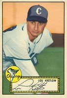 1952 Topps #42b Lou Kretlow Black Back Baseball Card