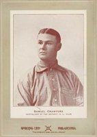 1902 Sporting Life Cabinets #131 Sam Crawford Detroit, 1903 Baseball Card