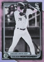 2024 Bowman Chrome Prospects #BCP8 Colson Montgomery Pearl Refractor Baseball Card