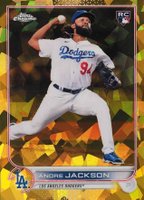 2022 Topps Chrome Sapphire Edition #258 Andre Jackson Gold Baseball Card