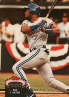 1993 Stadium Club Murphy #74 Joe Carter Baseball Card