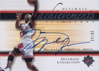 2005 Ultimate Collection Achievements Signatures #UA-MJ Michael Jordan Basketball Card