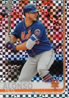 2019 Topps Chrome #204 Pete Alonso X-Fractor Baseball Card