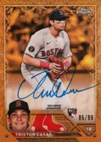 2023 Topps Gilded Collection Topps Chrome Gold Etch Autographs #CGATC Triston Casas Baseball Card