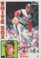 1984 Topps #125 Britt Burns Baseball Card