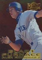 1997 Metal Universe Blast Furnace #10 Alex Rodriguez Baseball Card