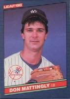 1986 Leaf #103 Don Mattingly Baseball Card