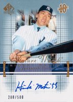 2003 SP Authentic #181 Hideki Matsui Autograph Baseball Card