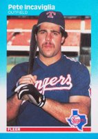 1987 Fleer #128 Pete Incaviglia Baseball Card