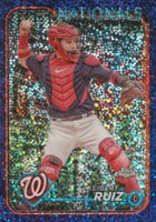 2024 Topps Chrome #64 Keibert Ruiz Purple Speckle Refractor Baseball Card