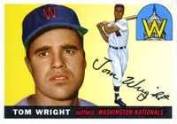 1955 Topps #141 Tom Wright Baseball Card