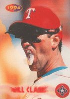1994 Sportflics 2000 Rookie/Traded #1 Will Clark Baseball Card