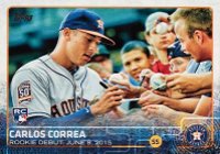 2015 Topps Update #US251 Carlos Correa Baseball Card