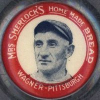 1924 Mrs. Sherlock Bread Pins # Honus Wagner Baseball Card