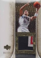 2005 Upper Deck Exquisite Collection #24-P Jason Kidd Patch Basketball Card