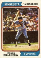 1974 Topps #400 Harmon Killebrew Baseball Card