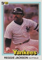 1981 Donruss #468 Reggie Jackson Baseball Card