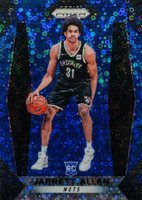 2017 Panini Prizm #154 Jarrett Allen Fast Break Prizm-Blue Basketball Card