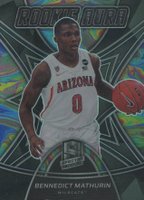 2022 Panini Chronicles Draft Picks Spectra Rookie Aura #RABMA Bennedict Mathurin Basketball Card