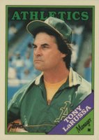 1988 Topps Tiffany #344 Tony La Russa Baseball Card