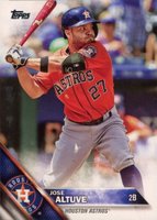 2016 Topps #317 Jose Altuve Batting Baseball Card
