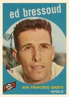 1959 Topps #19 Ed Bressoud Baseball Card